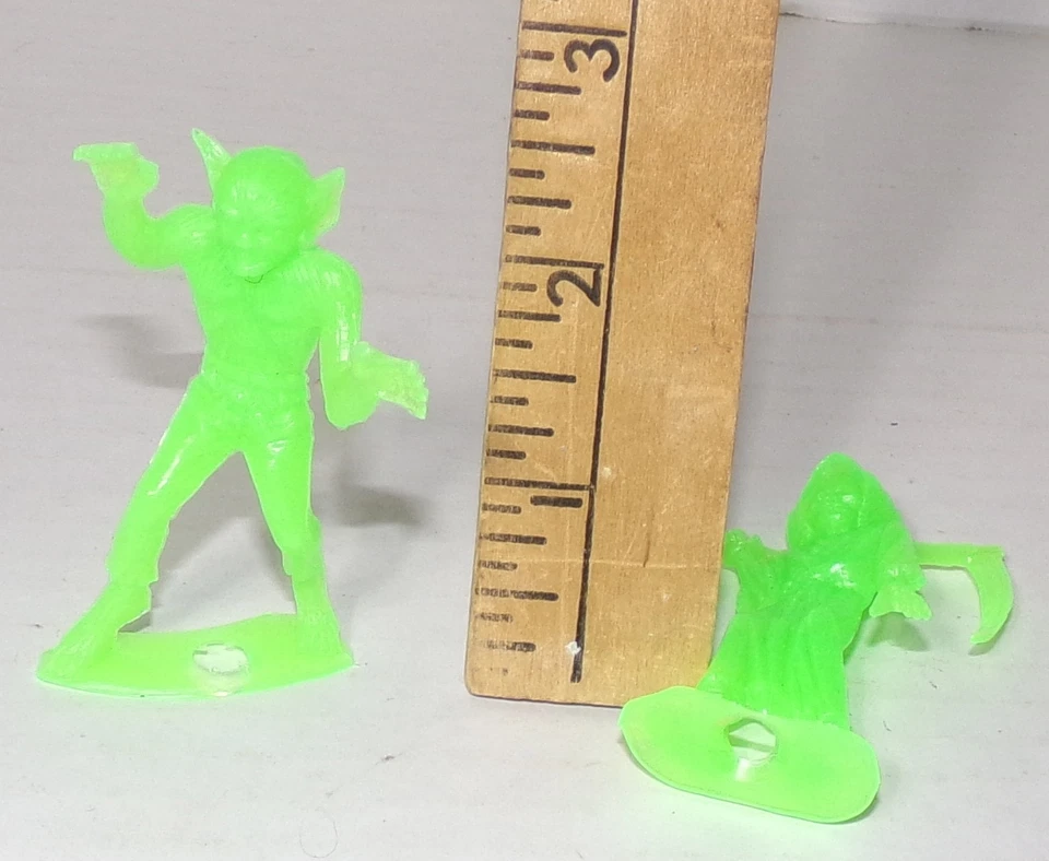 MPC пластиковый мини монстр набор из 8 зарево в темноте Frito Lay промо GID фигурки DRAC - Изображение 2 из 4