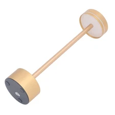 Touch Control Gold LED Desk Lamp Rechargeable Cordless 3 Color Temperatures