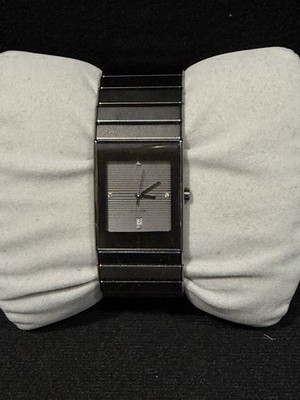 RADO Jubilee Ceramica 111.0479.3 Grey Diamond Dial Ceramic 24mm Watch Box Papers
