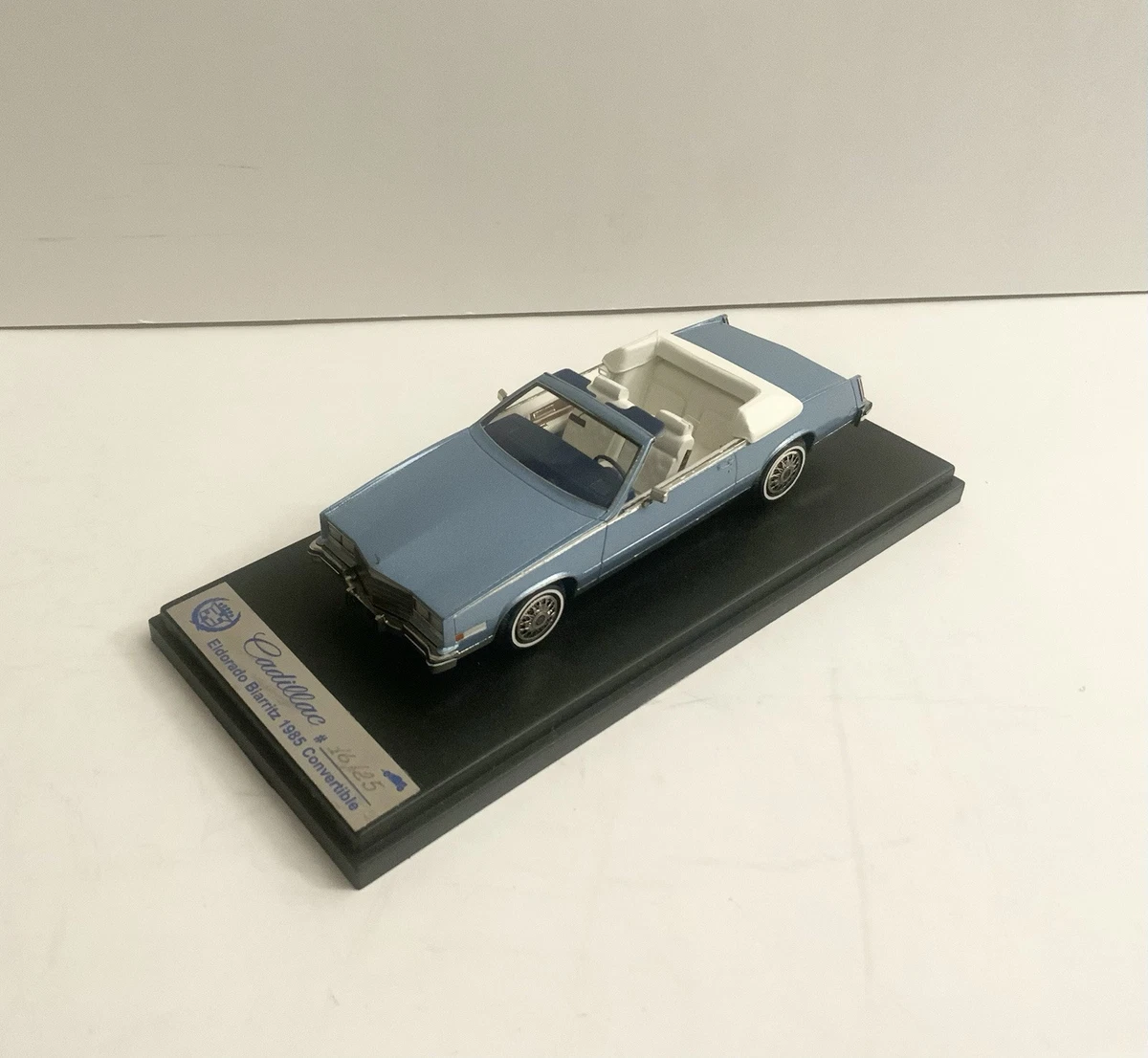 Miniature Cadillac Eldorado 1/43 Neo Coupe Metallise Türkis/blanche