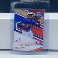 2020 Panini Elite Extra Edition DPL Signatures Willy Fanas #DPL-WF Auto