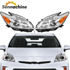Headlight Headlamp Driver Passenger Set For Toyota Prius 2012 2013 2014 2015