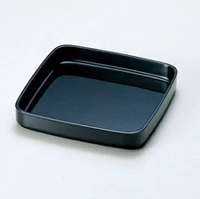 "8 inch Manju Bon Black"  [Made in Japan] [Echizen lacquer]