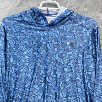 Live Forever Golf Shirt Mens 2XL Sun Performance Hoodie Pullover UPF 50 camo