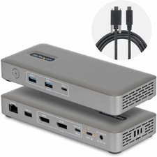 StarTech USB4 Docking Station Driverless Dual 4K for macOS and Windows Universal