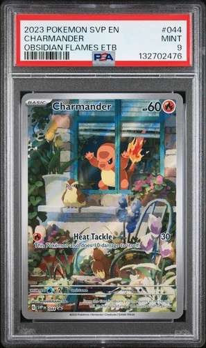 2023 POKEMON SVP EN-SV BLACK STAR PROMO #044 CHARMANDER PSA 9