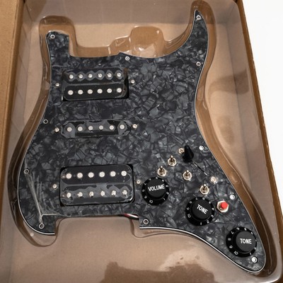 Guitar Prewired Loaded Pickguard ST HSH Coil Splitting Alnico 5 Humbucker Pickup