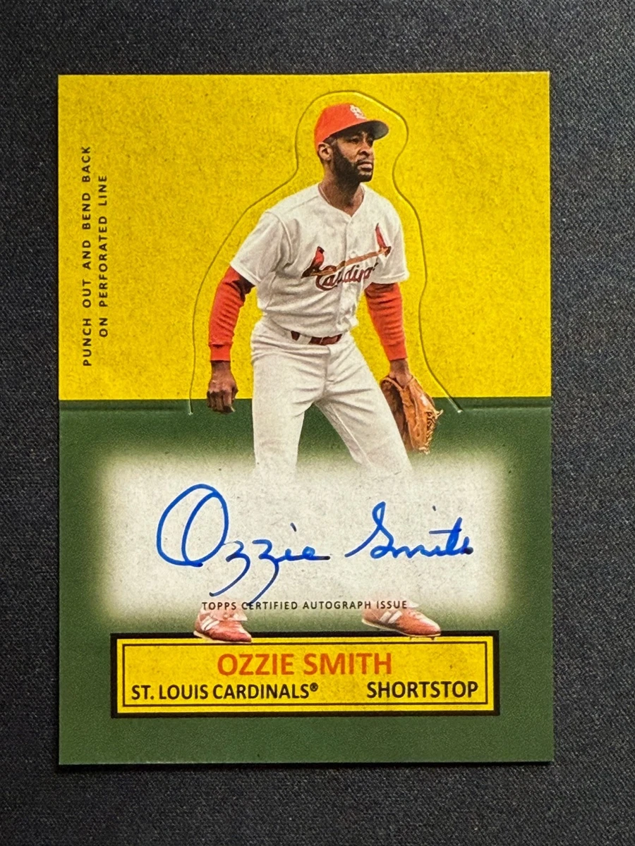 Ozzie smith 2004primecut サインカード Id do cartwheels @Topps