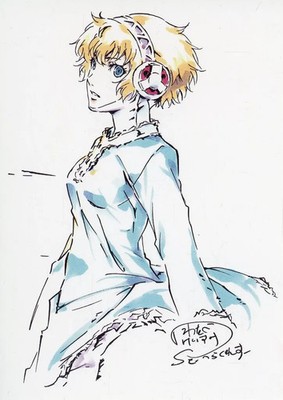 Aigis Postkarte Keisuke Watabe Charakter Design Sammelkarte
