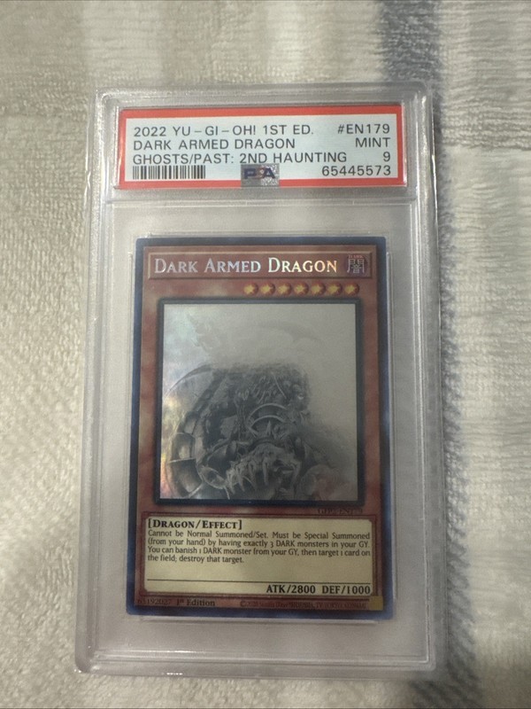 Dark Armed Dragon Ghost Rare GFP2-EN179 Yugioh Ghosts From the Past PSA 9