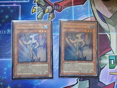 2x Neo-Spacian Aqua Dolphin (UTR) POTD-EN003 Power of the Duelist 1st Edition