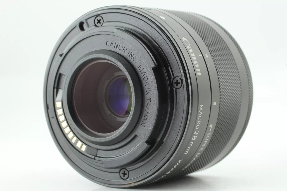 Works Perfectly [Mint w/Hood] Canon EF-M 28mm F3.5 Macro IS STM