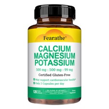 Calcio Magnesio Potassio - Cardiovascolare, Muscolo sano da 30 a 120 capsule