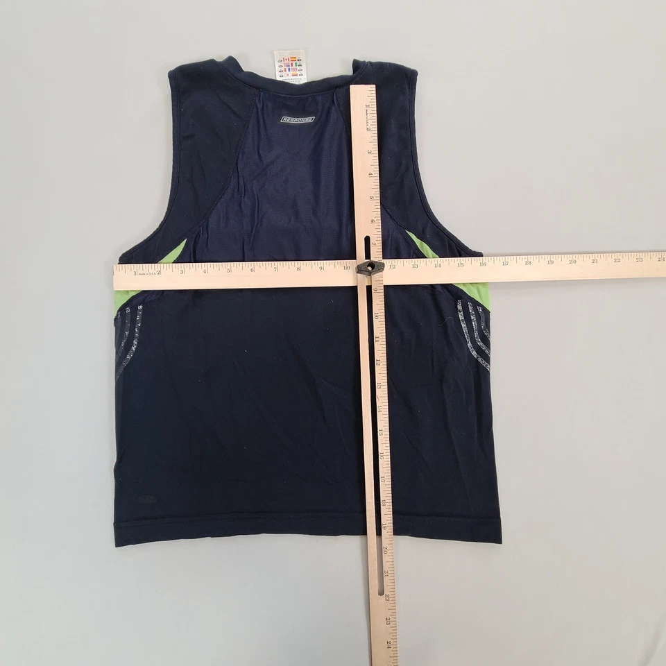 Adidas Shirt Girls Large Blue Tank Top Lightweight Gym Outdoors Youth Kids - Image 3 of 4