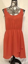 Silence + Noise Urban Outfitters Orange Lightweight Dress Size Large
