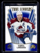 2021-22 SP Authentic True Leaders Blue Gabriel Landeskog #TL-4 Colorado