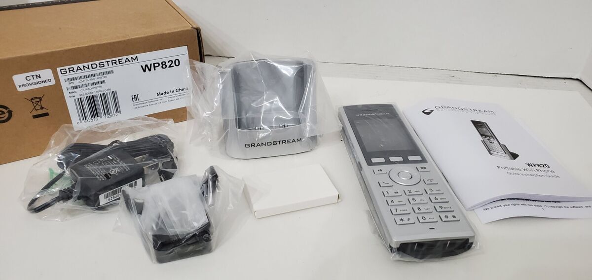 Grandstream WP820 Portable WiFi IP Phone Dual Band WiFi Grandstream WP820 Portable WiFi IP Phone Dual Band WiFi