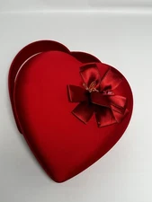 Godiva Chocolate Heart Empty Box Red Satin Valentine’s Day Love