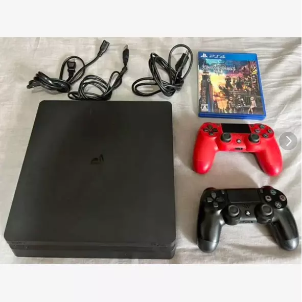 Sony PlayStation 4 Slim Console, 500GB, DualShock 4 Controller