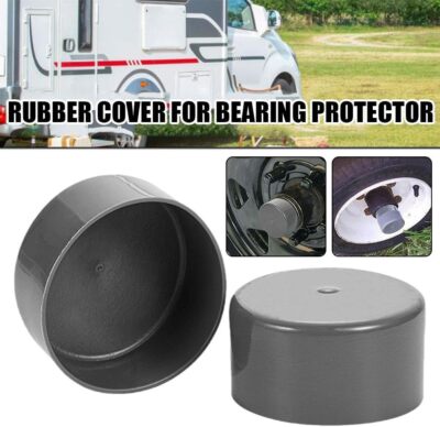 2x Bearing Buddy Bras 1.98'' Rubber Caps Dust Covers Replacement For Trailer Boat