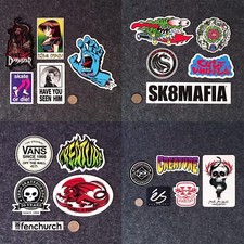 SK8 Stickers - Enjoi, Vans, Creature, Hookups, Santa Cruz, Powell, Zero, Habitat