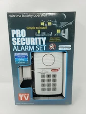 Wireless Battery Operated Home Security House Burglar Alarm System Garage Door 