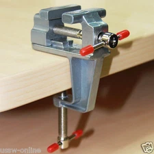 Mini Table Vise Clamp Pliers Aluminium Hand Tools for Jewellers Model Building