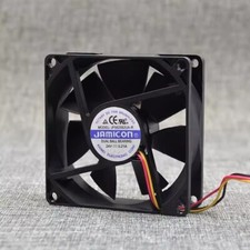 JAMICON JF0825B2UA-R 8025 DC24V 0.21A 8CM 3-Wire Dual Ball Cooling Fan