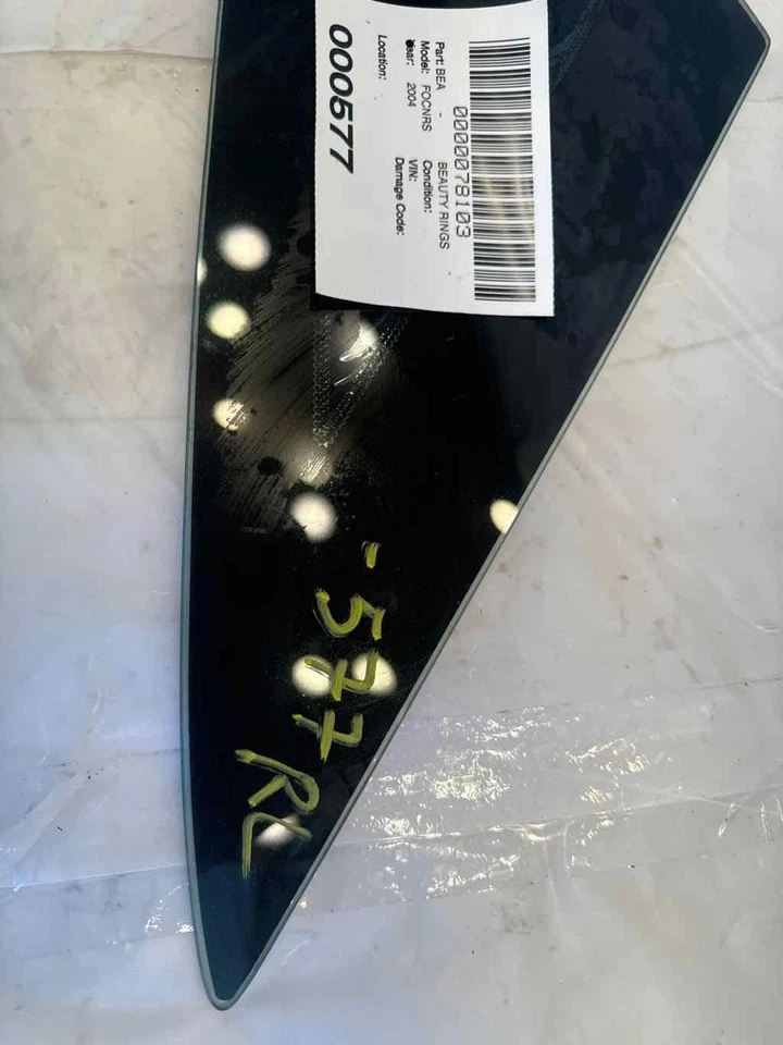 2004 FORD FOCUS 2,3 л 4 цилиндра задняя дверь вентиляционное стекло окно левая сторона водителя левая - Изображение 3 из 4