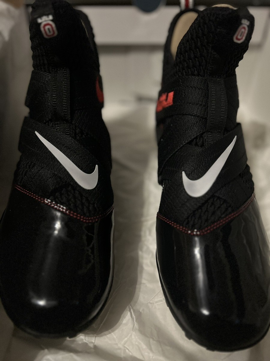 Ohio State LeBron Soldier 12 Men's US 8.5 Strike Black Football