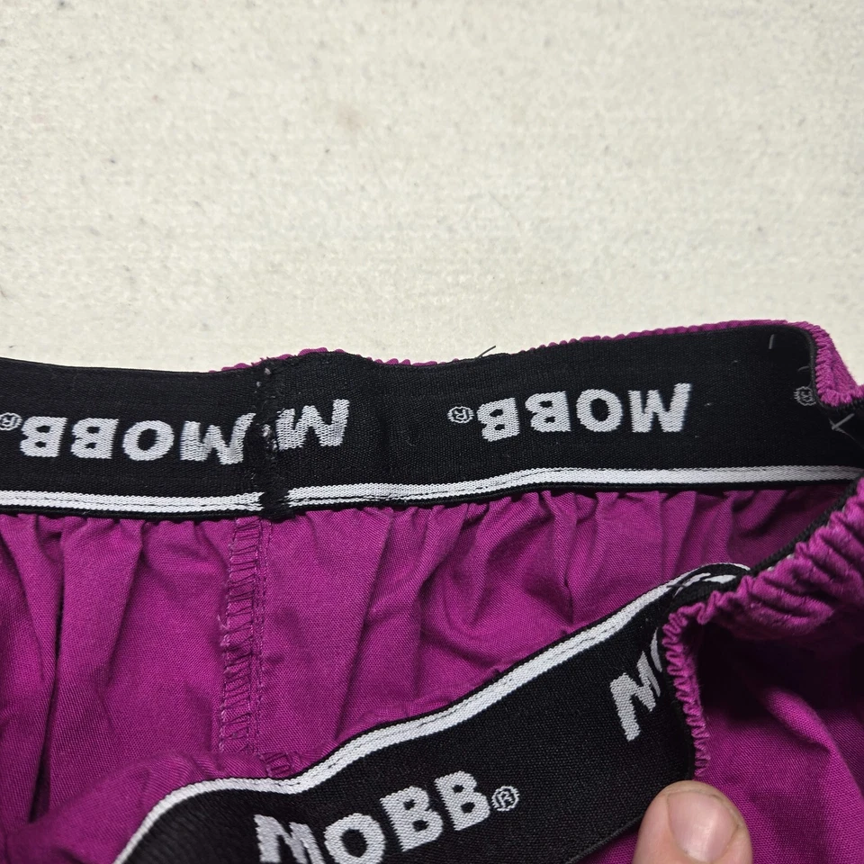 Pantalones Exfoliantes Mobb Púrpura Orquídea Carga Elásticos/Cordón Adultos Mujeres L Grandes Altos Foto 3 de 4