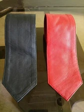 Men's Very Hot Genuine 100% Sheep Leather Tie Available in Different Colors