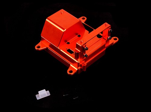 CNC Alloy Battery Box Set Equipment Compartment Fits HPI Baja 5b 5sc KM Rovan - Picture 3 of 7