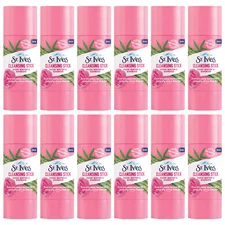 Pack of (12) New St. Ives Rosewater And Bamboo Stick Facial Cleanser 1.59 oz
