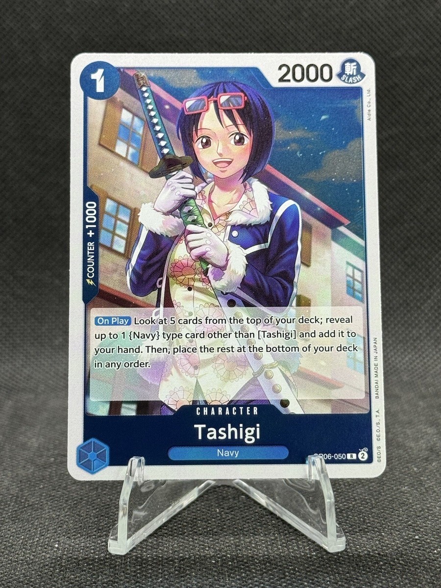 Tashigi Op06-050 Wings Of The Captain One Piece Card Game Tcg