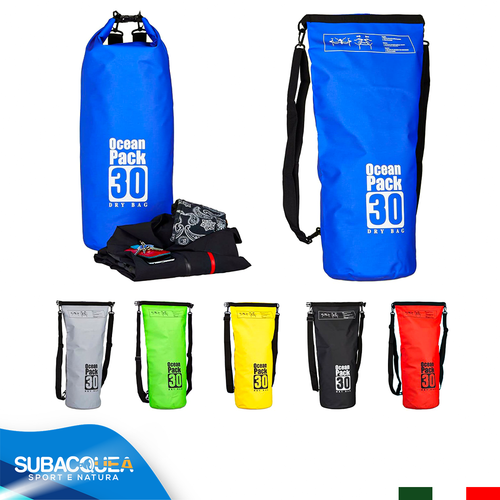 SACCA ZAINO BORSONE 30L BORSA IMPERMEABILE PVC,STAGNA PER BARCA PISCINA  MARE | eBay