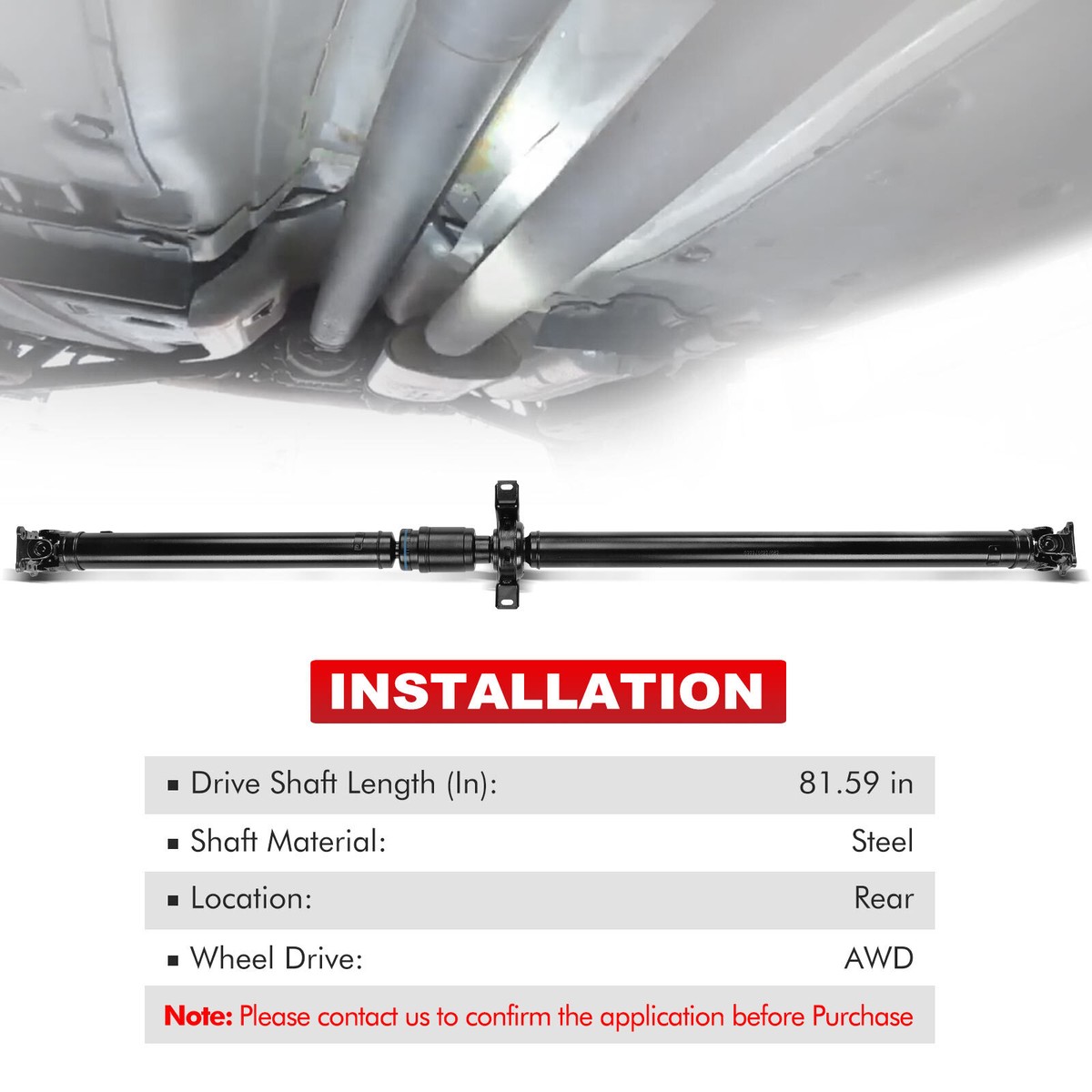 Drive Shaft Assembly for Suzuki SX4 2007 2008 2009 L4 2.0L Drive Shaft Assembly for Suzuki SX4 2007 2008 2009 L4 2.0L