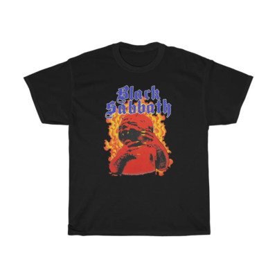 Black Sabbath Born Again Tour Heavy Cotton Black S-345XL Unisex Shirt LL362A