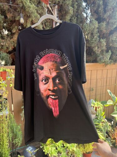 VLONE "RODMAN DEVIL" T-SHIRT DENNIS Black