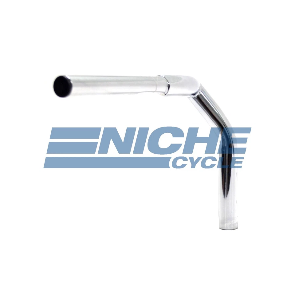 1-дюймовый стальной T-образный руль Harley Chopper Fat 1-1/4 дюйма с подъемом 10 дюймов - Изображение 3 из 4