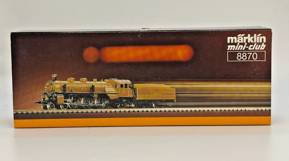 Z Scale Marklin 8870 S 3/6 King Ludwig 4-6-2 Barvarian Express W/ Tender Org Box - Image 2 of 4
