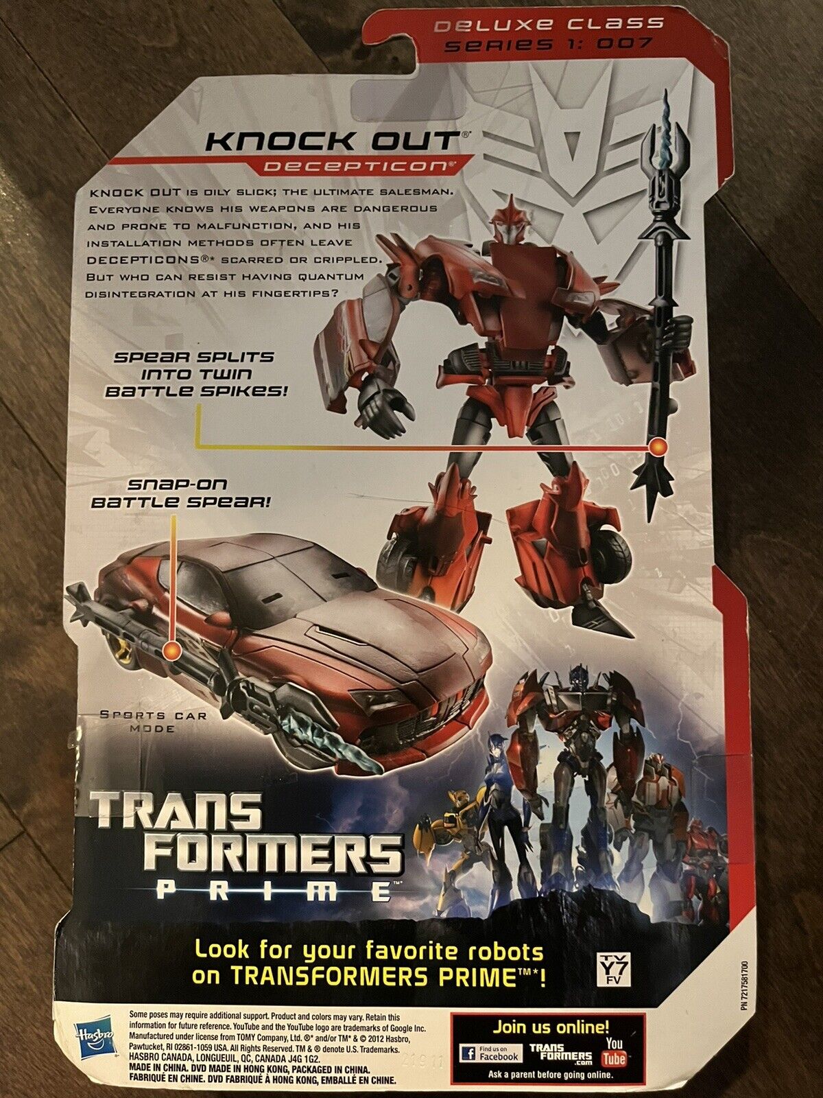 Deluxe Class Knock Out (Transformers, Prime, Decepticon