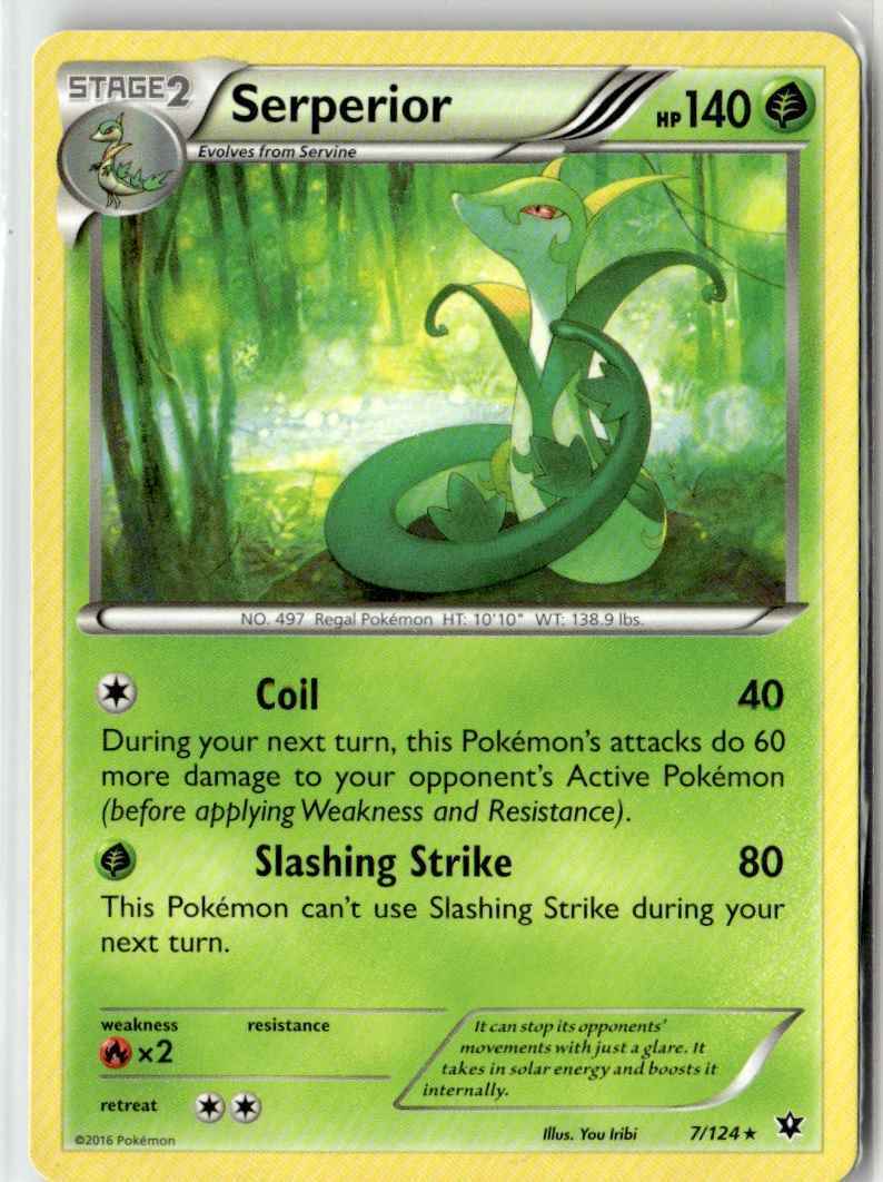 2016 XY FATES COLLIDE SERPERIOR 7/124
