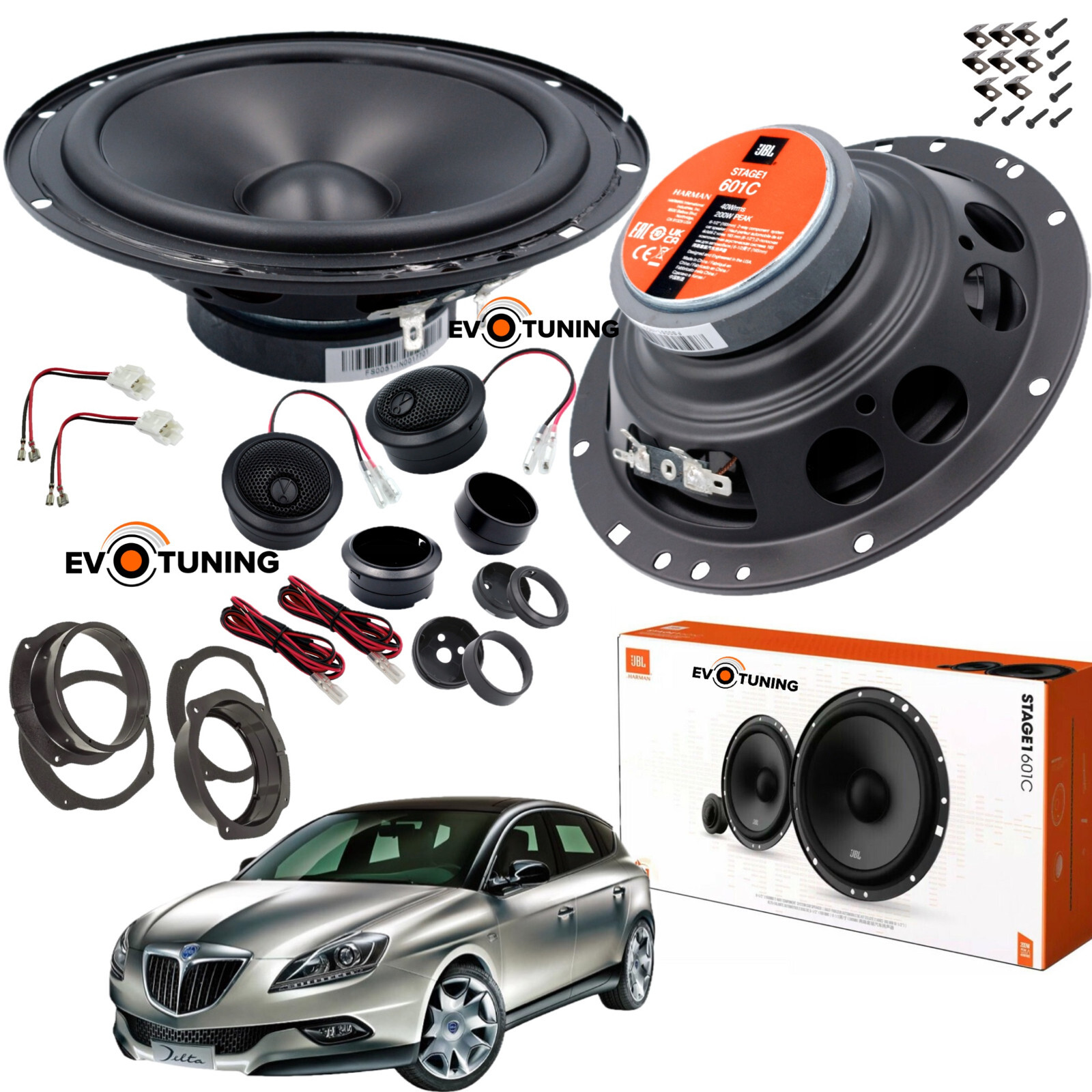 Altoparlanti JBL Stage1 Lancia Delta | Kit Completo 200W Peak