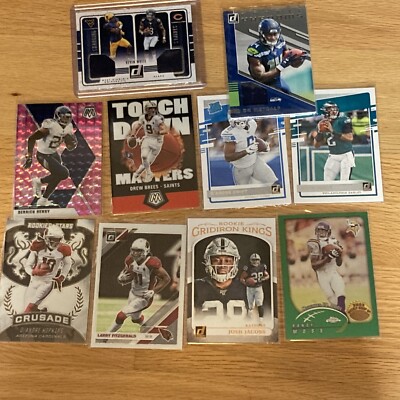 NFL Hot Packs! 25+ Cards Patch/Memorabilia And Numbered Guaranteed! 4+ Rookies