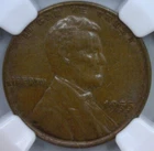 1955 Doubled Die Lincoln Cent NGC Certified AU-58 Brown Penny 1955/1955 Rare