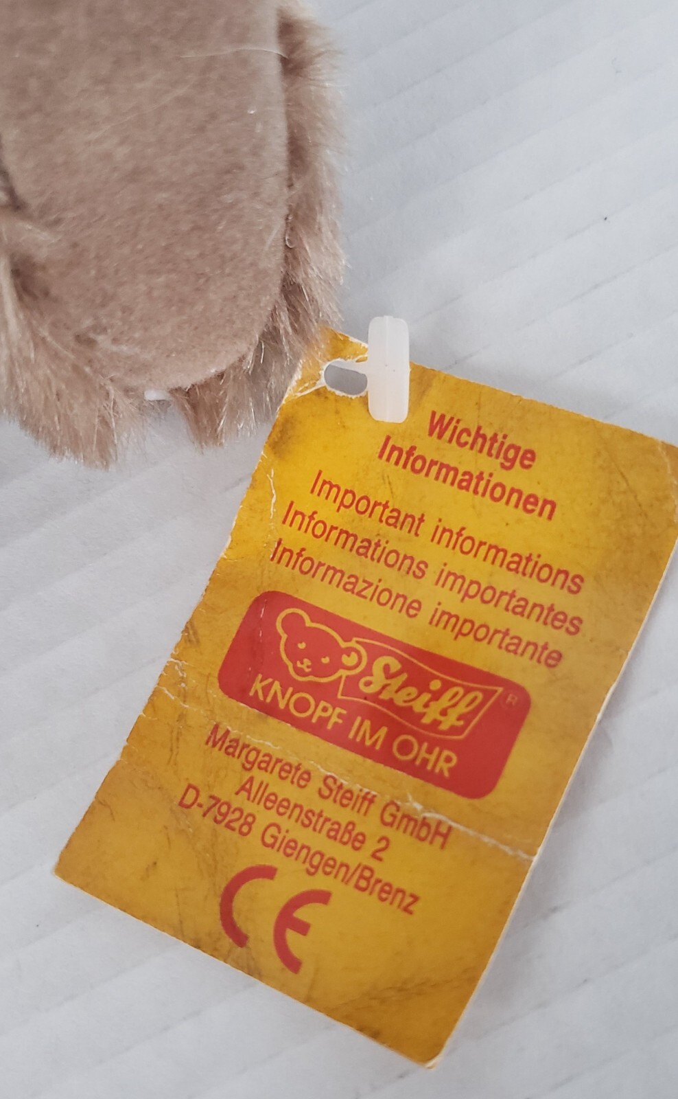 TRADITIONAL Vintage Steiff 10" fully jointed Classic Teddy Bear - West Germany