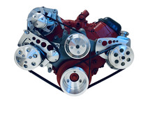 Big Block Chevy Serpentine Pulley Conversion Kit Alt Ps Ac Lwp Bbc 396 427 454