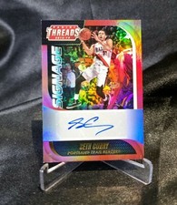 2018-19 Panini Threads Signage Signatures #23 Seth Curry Autograph Trailblazers