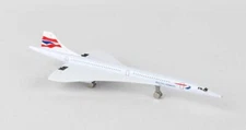 BRITISH AIRWAYS CONCORDE SINGLE PLANE 5" DIECAST AIRPLANE BY DARON DAR98845